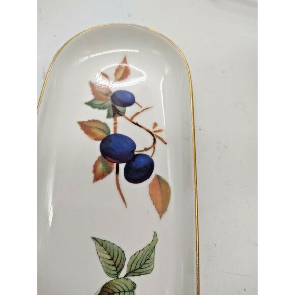 Royal Worcester Evesham Pattern  Corn on the Cob dish 1961. - Picture 3 of 10